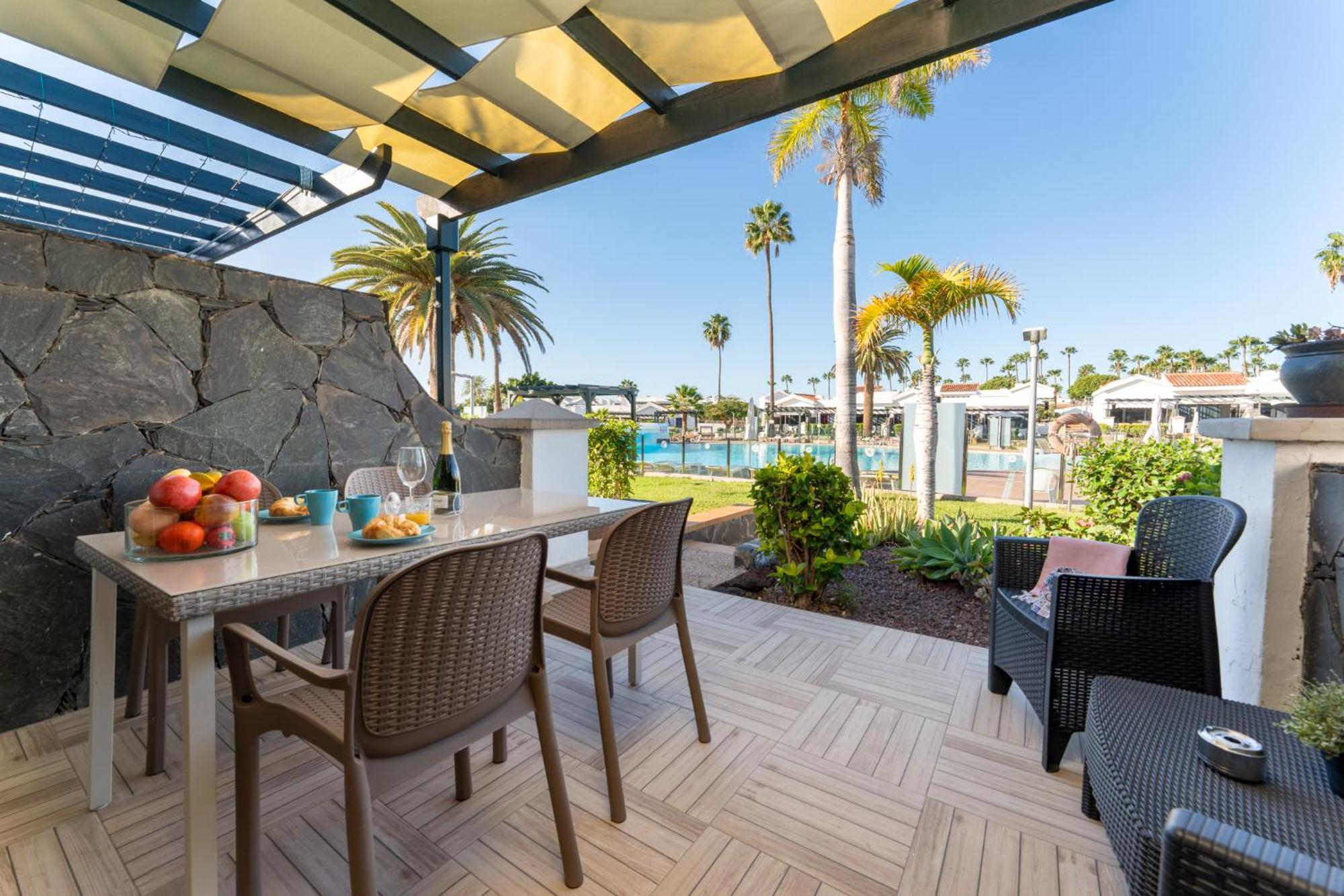 Luxury Poolside Holiday Home Maspalomas  Bagian luar foto